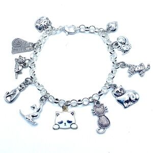 Cat Charm Bracelet